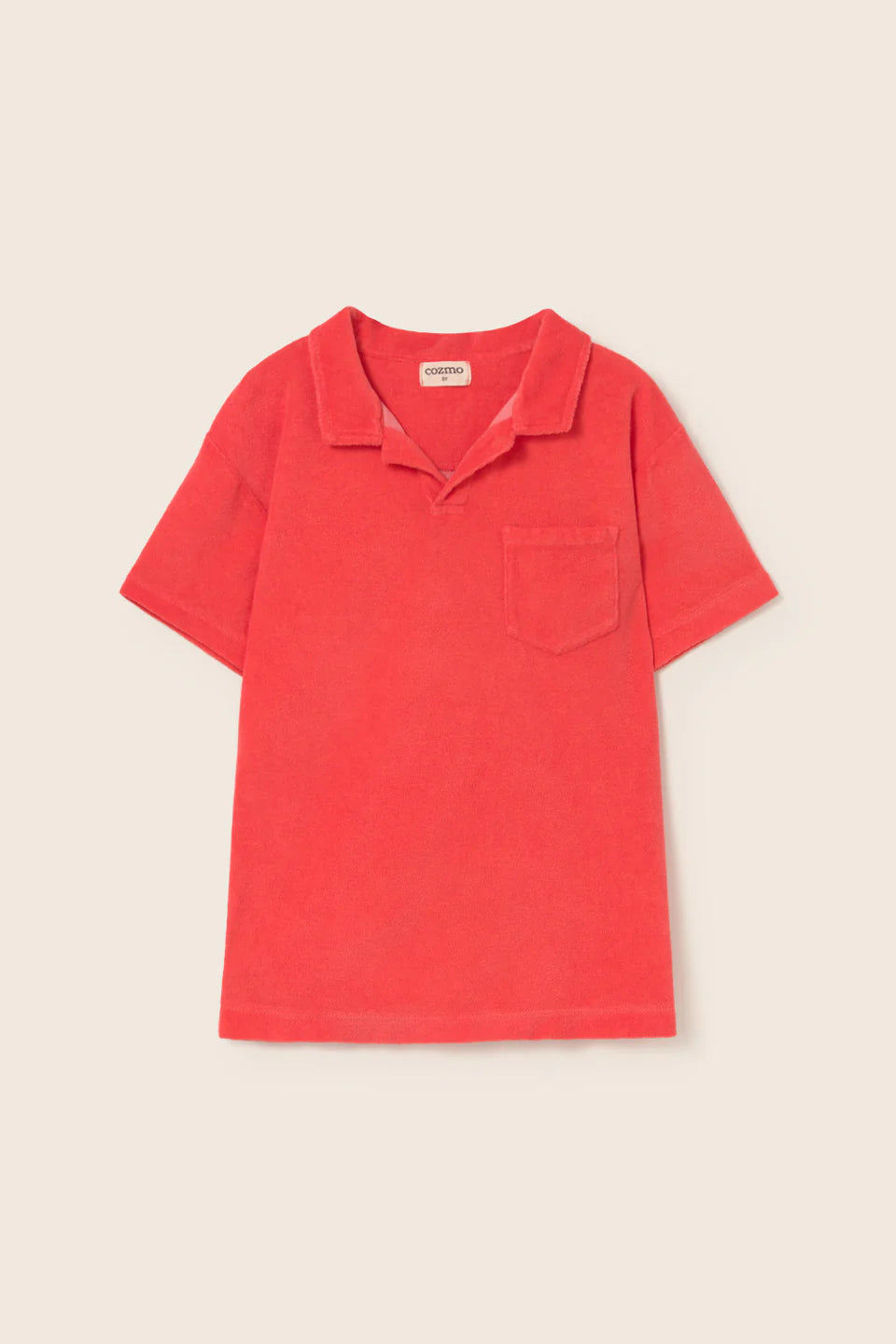 boys soft terry cloth t-shirt in breathable cotton fabric