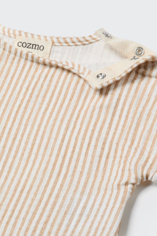 Top Baby Boy Hannes Coffee - ملابس
