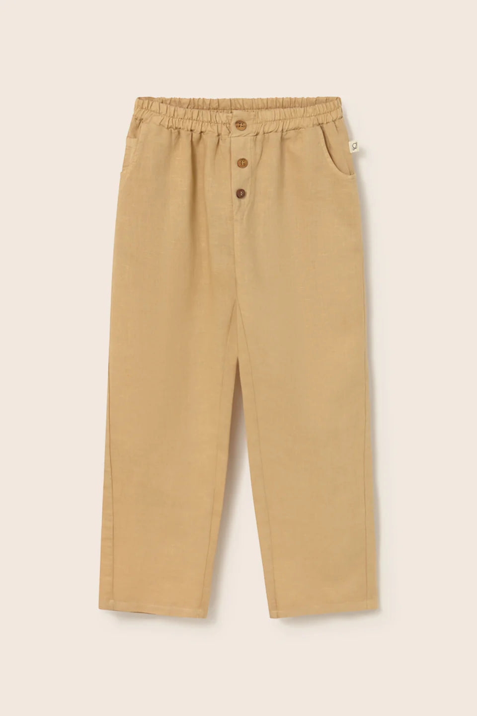 boys cotton linen pants in relaxed summer style