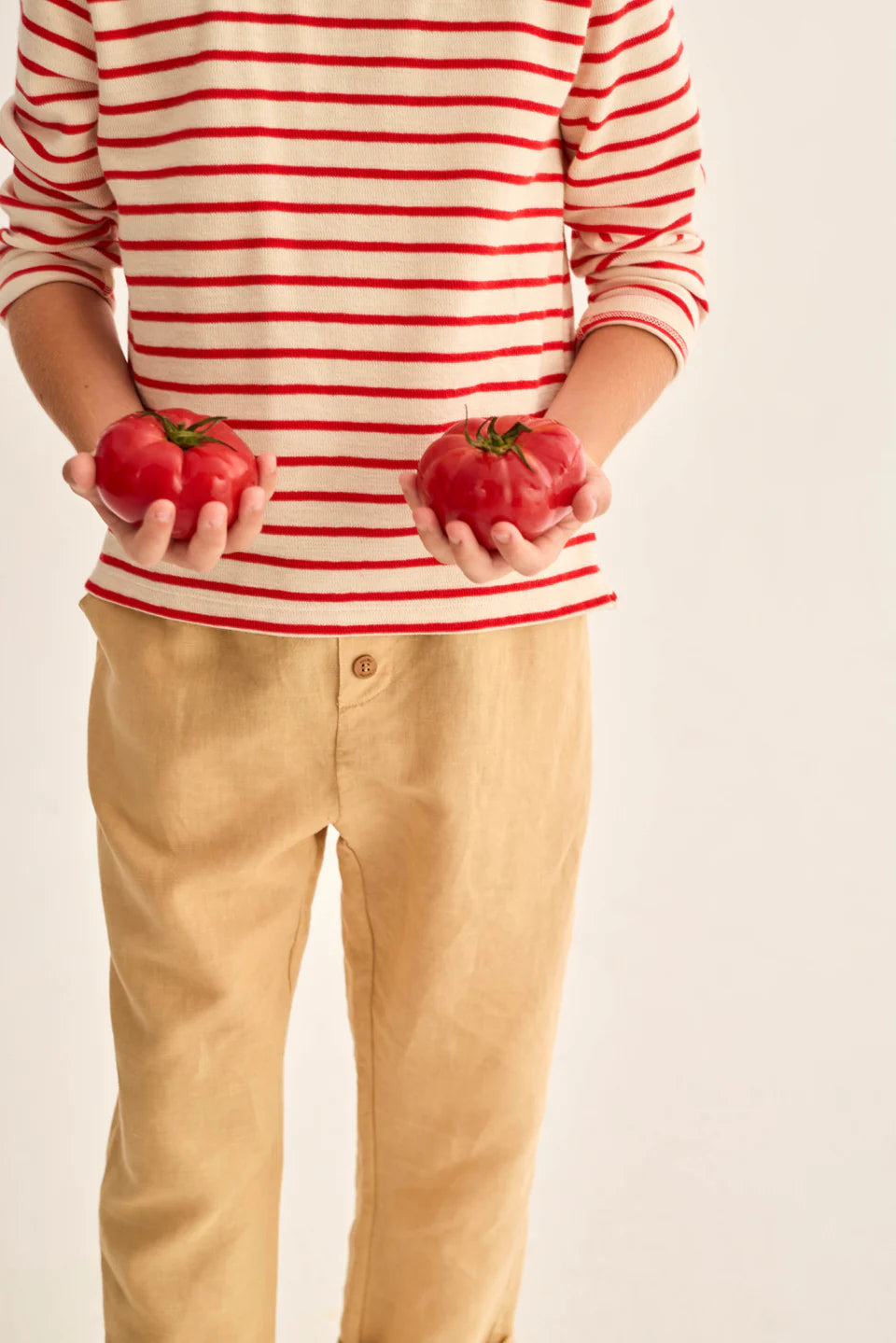 boys cotton linen pants in relaxed summer style