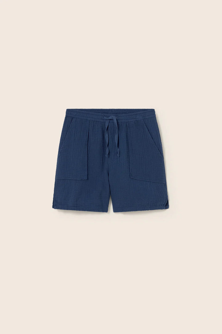 boys cotton gauze Bermuda shorts in breathable fabric