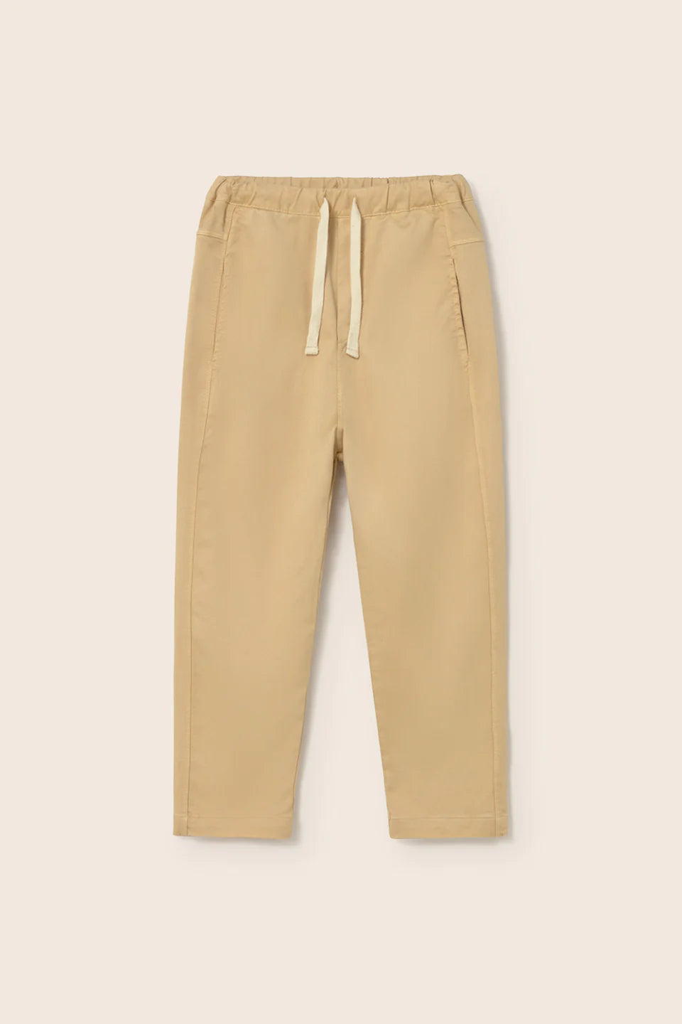 boys cotton twill pull-on pants in casual style