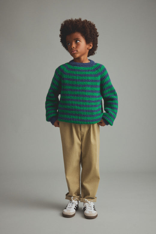 Cozmo kids soft touch twill pants in stone with elasticated drawstring waist and relaxed straight-leg fit