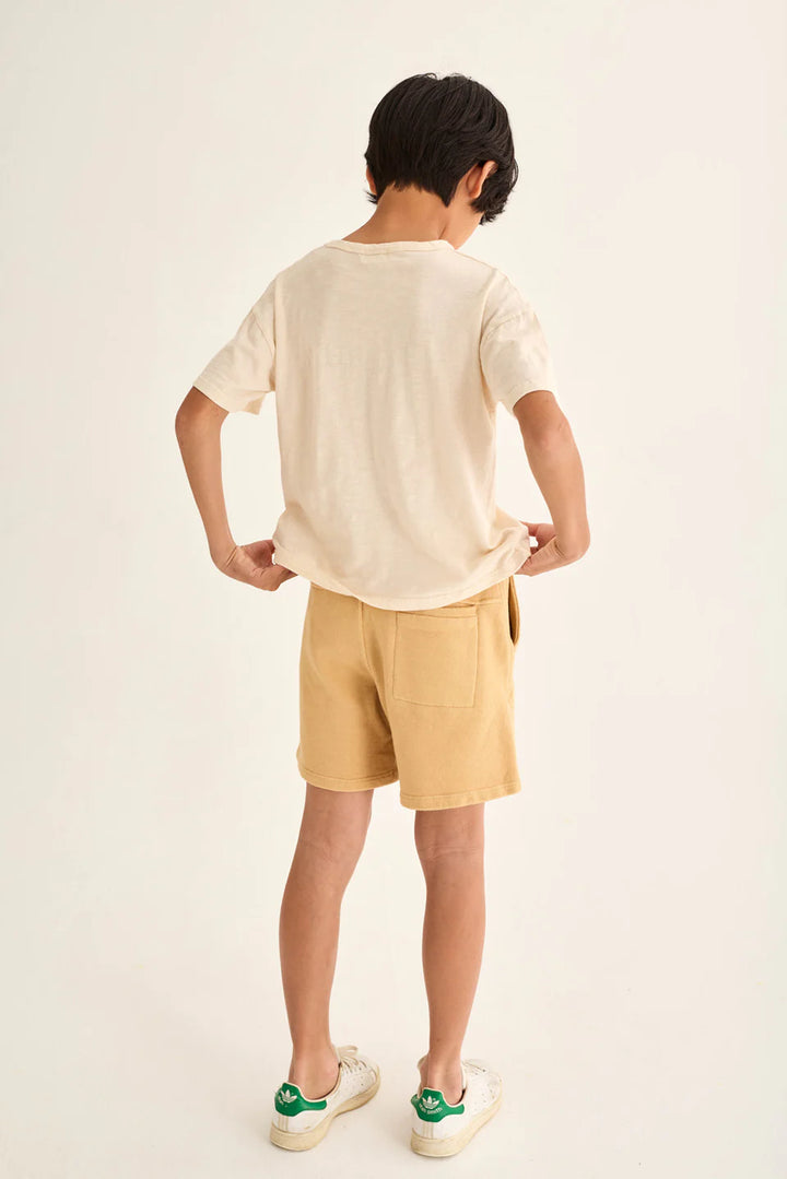 boys cotton twill Bermuda shorts in casual style