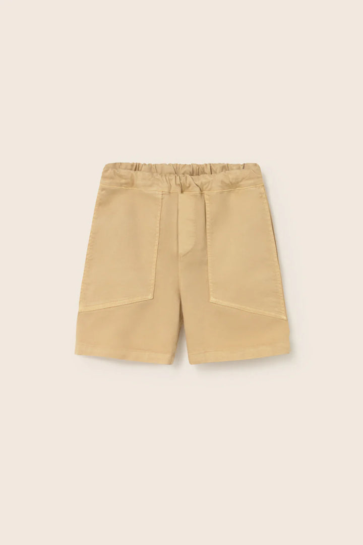 boys cotton twill Bermuda shorts in casual style