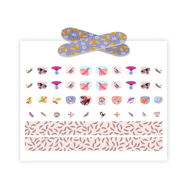 Nail Stickers Feathers - ألعاب الأطفال
