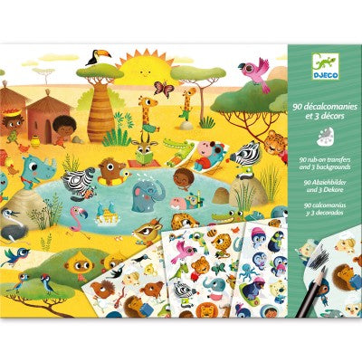 Savannah Rub-Down Transfers - ألعاب الأطفال