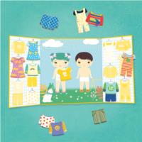 Stickers Big - Clothes Removable - ألعاب الأطفال