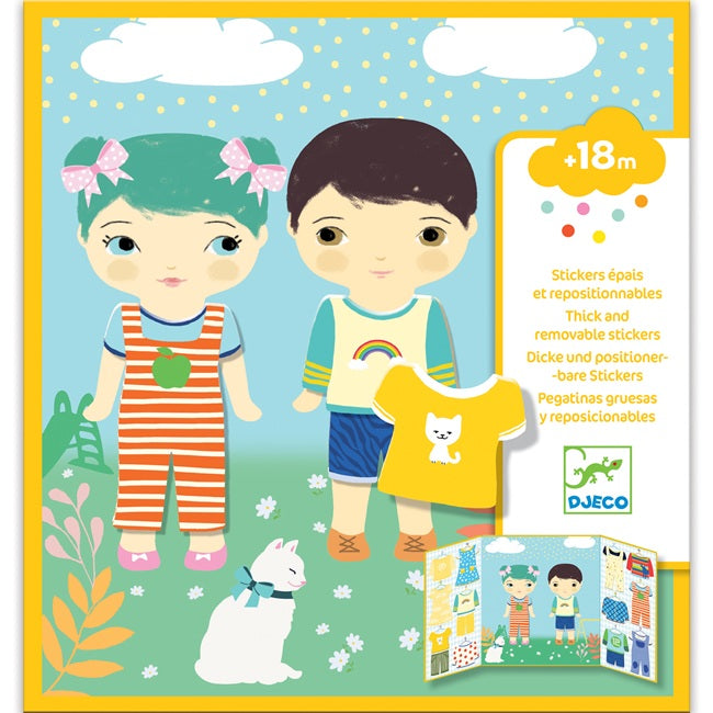 Stickers Big - Clothes Removable - ألعاب الأطفال