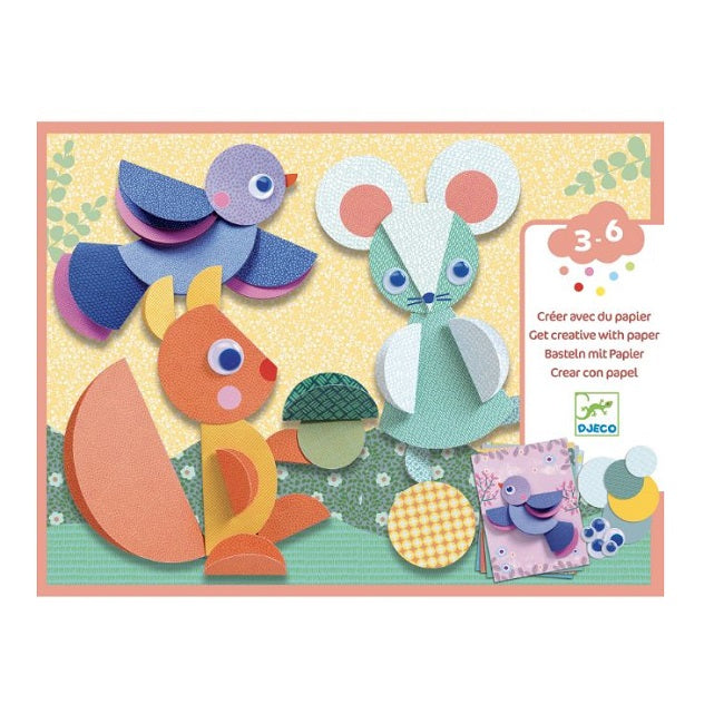 Paper Collage - Round and Round - ألعاب الأطفال