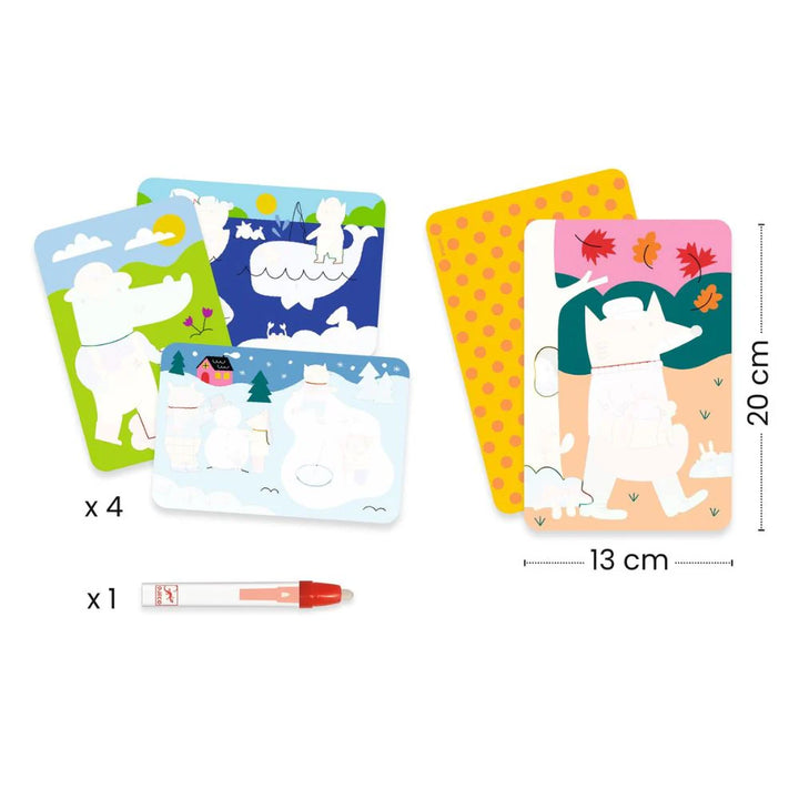 Magic Colouring - 4 Seasons - ألعاب الأطفال