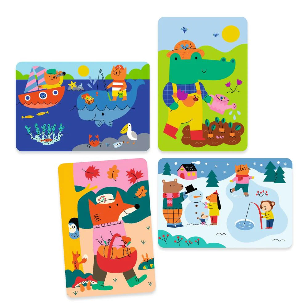 Magic Colouring - 4 Seasons - ألعاب الأطفال