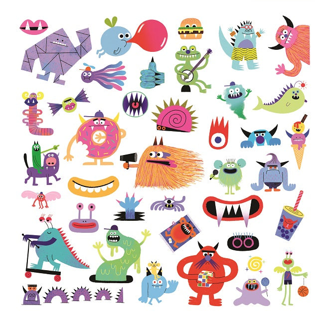 Stickers - Monsters - ألعاب الأطفال