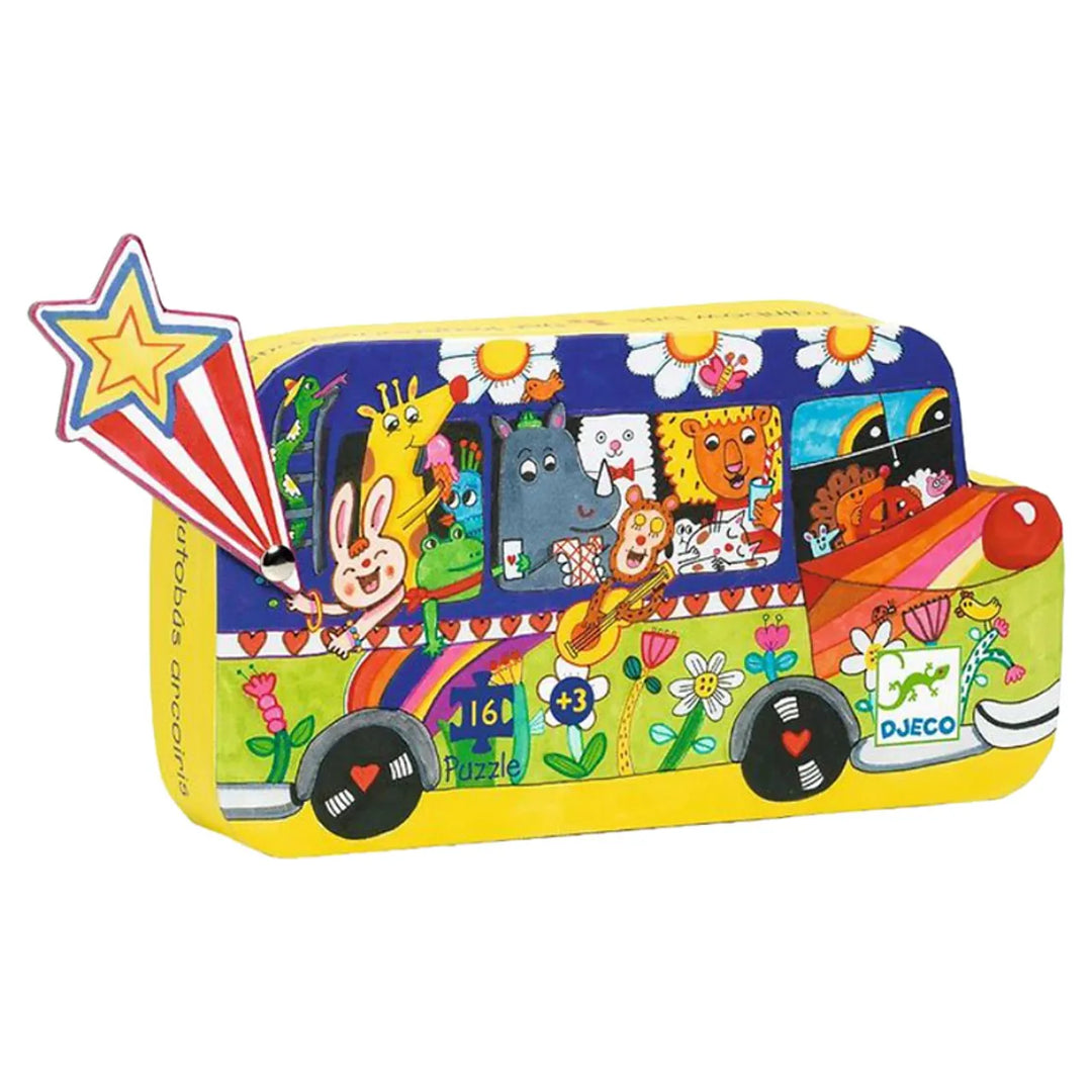 Puzzle Mini Silhouette - The Rainbow Bus - ألعاب الأطفال