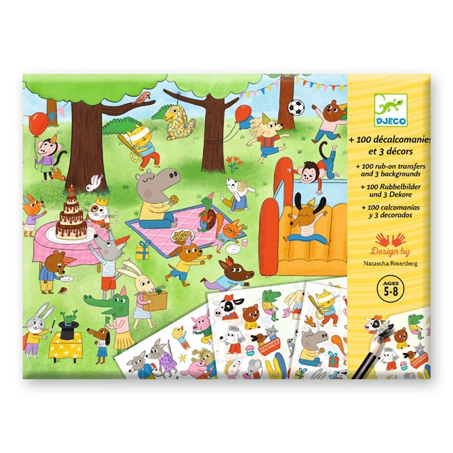 Rub On Transfers - Party Time - ألعاب الأطفال
