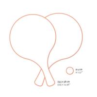 Racket Set With Ball - Sea - ألعاب الأطفال