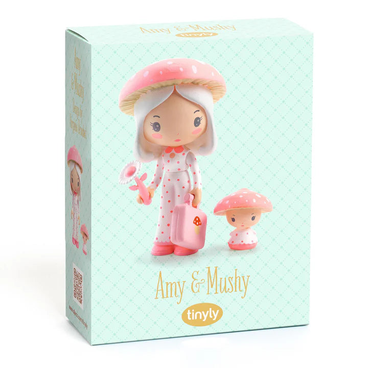 Tinyly Figures - Amy & Mushy - ألعاب الأطفال