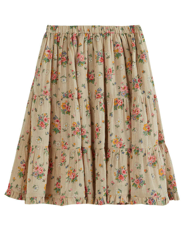 Skirts Girl Vintage Floral - قصيرة