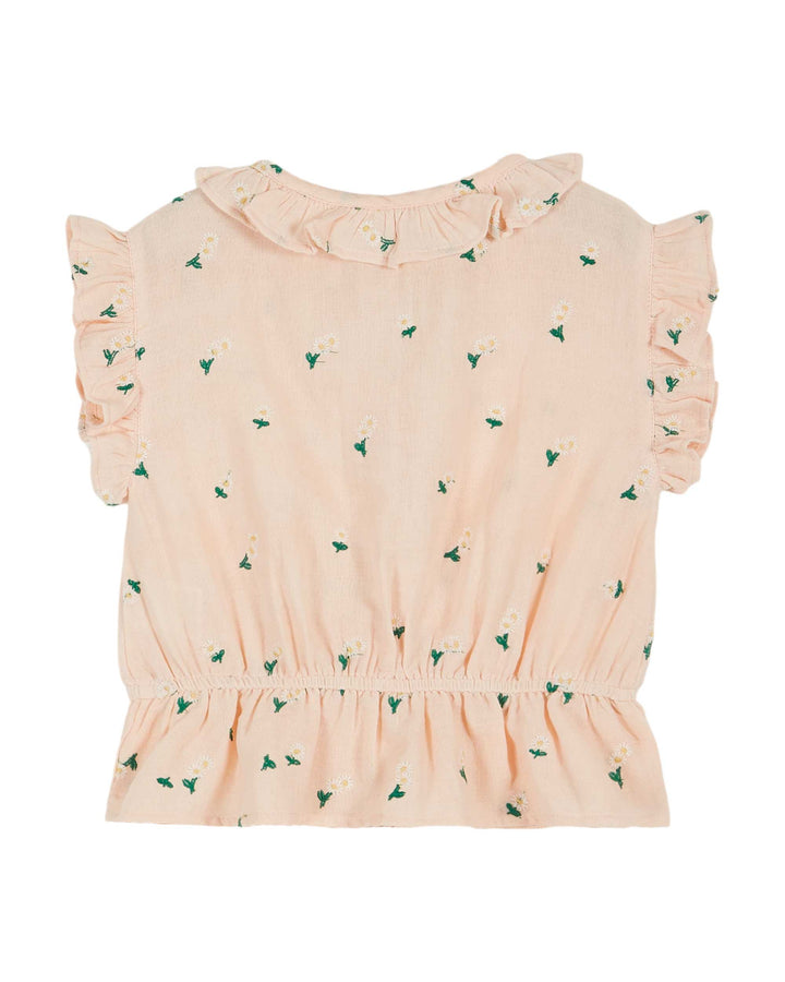 Blouse Girl Bordered Pastel - قصيرة