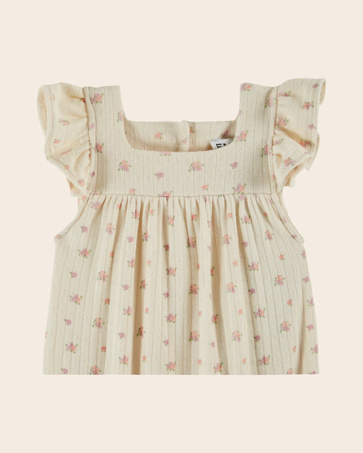 girls printed cotton bloomer romper with Fantasia pattern