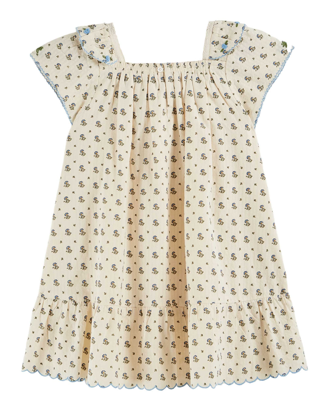 Dress Girl Print Iris - قصيرة