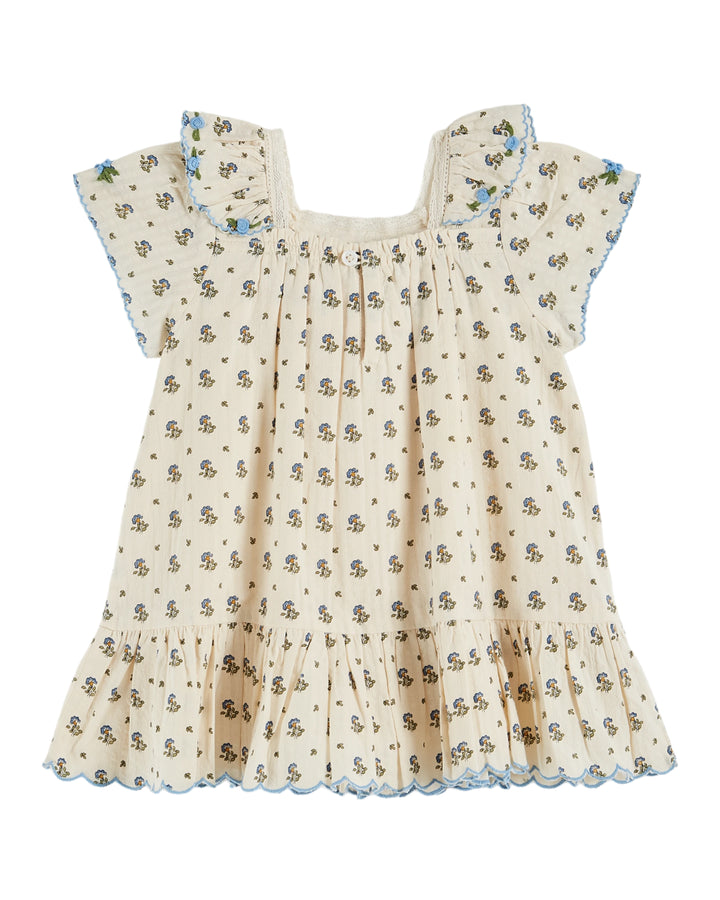 Dress Girl Print Iris - قصيرة