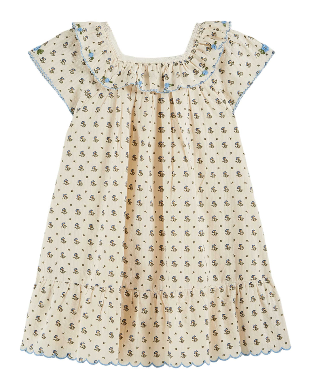 Dress Girl Print Iris - قصيرة