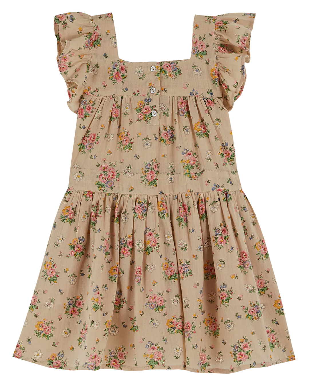 Dress Vintage Floral - فستان