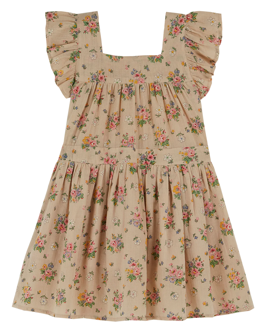 Dress Vintage Floral - فستان