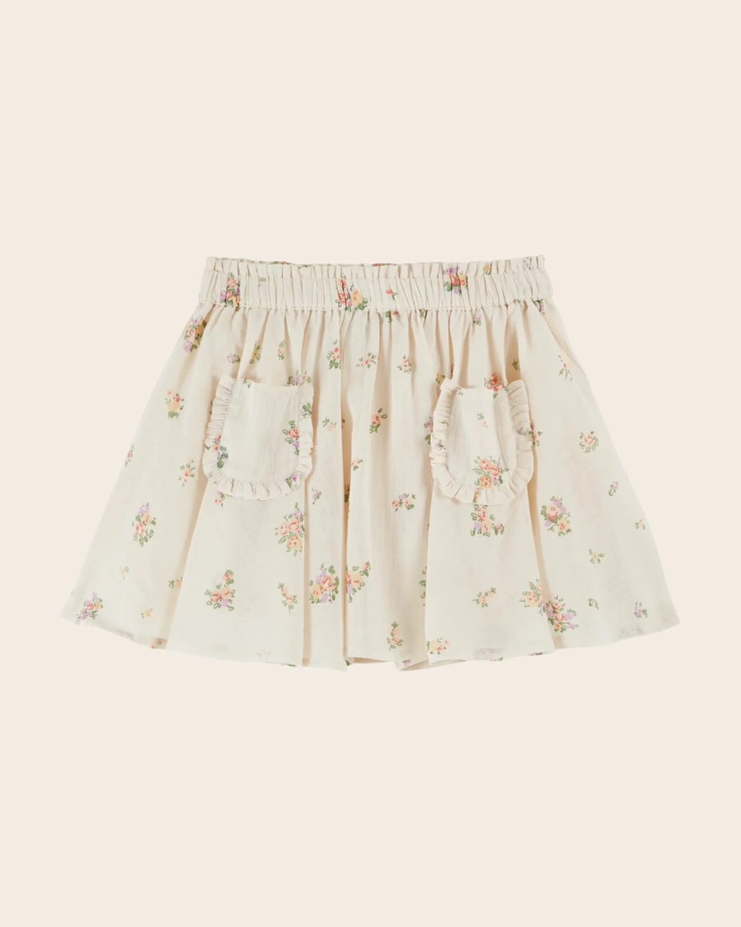 girls printed cotton skirt with playful Althéa pattern