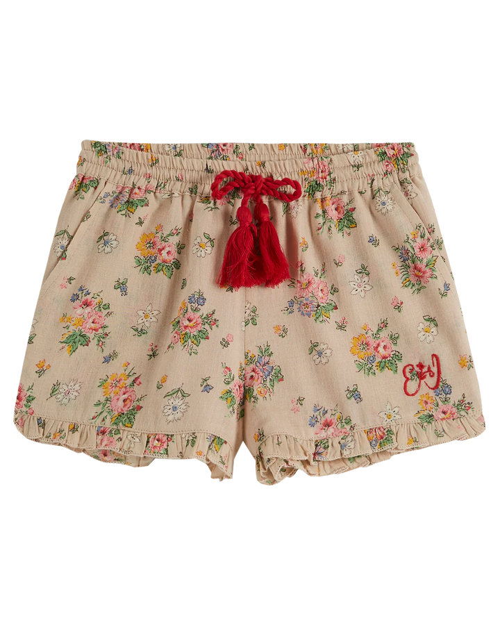 Shorts Girl Vintage Floral - قصيرة