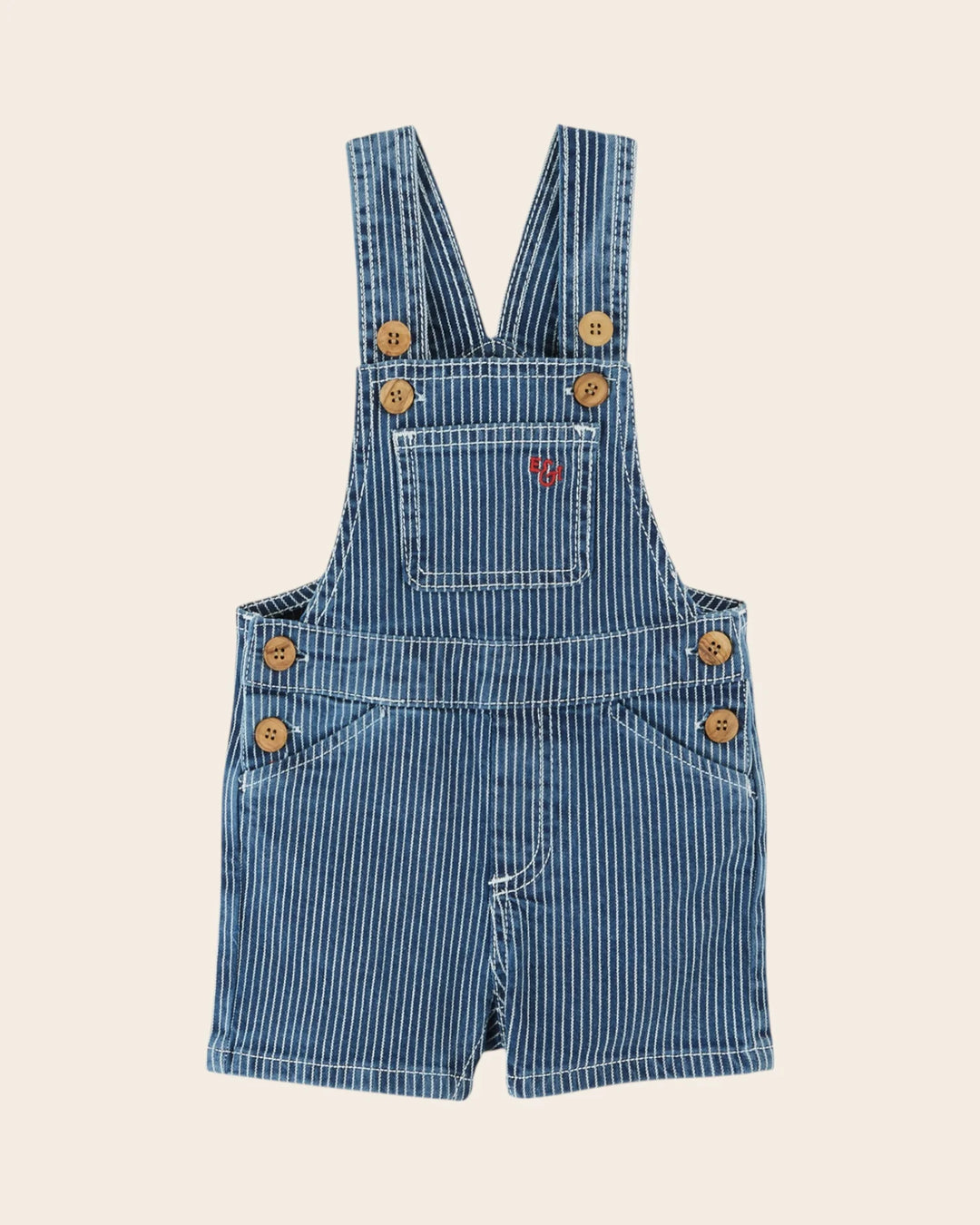 baby striped denim overalls (salopette)
