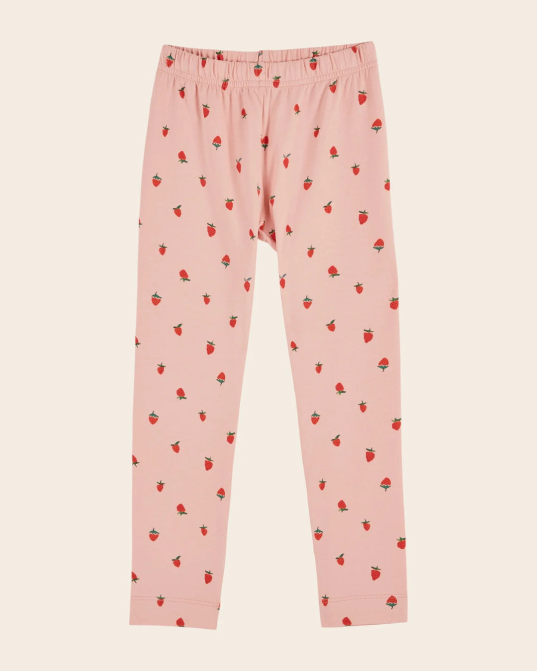 girls printed cotton stretch leggings with Guariguette pattern