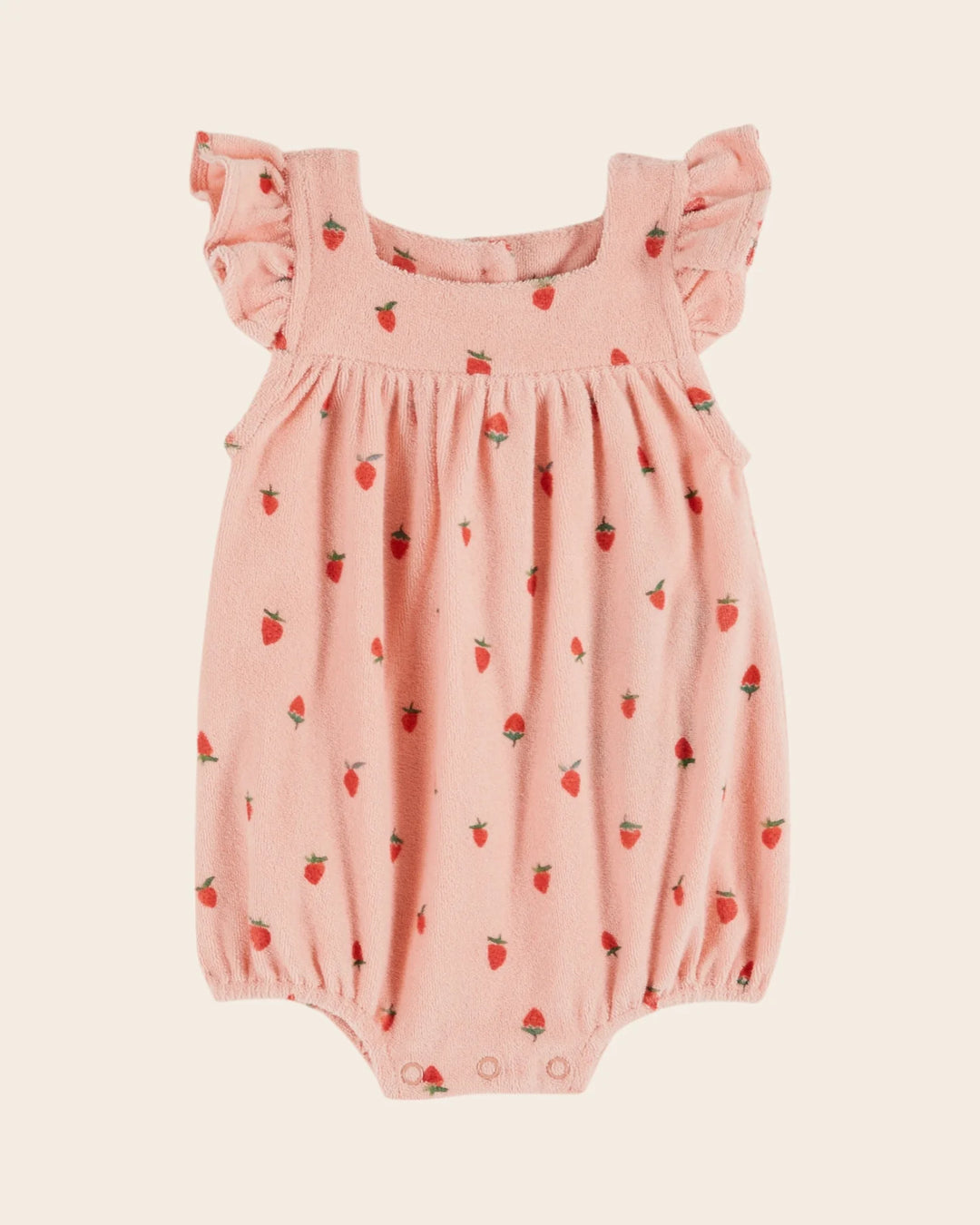 girls printed cotton bloomer romper with Guariguette pattern