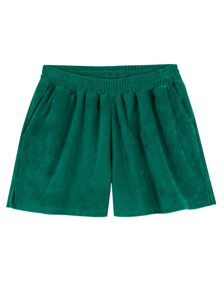 Women Shorts Towelling Haricot - قصيرة