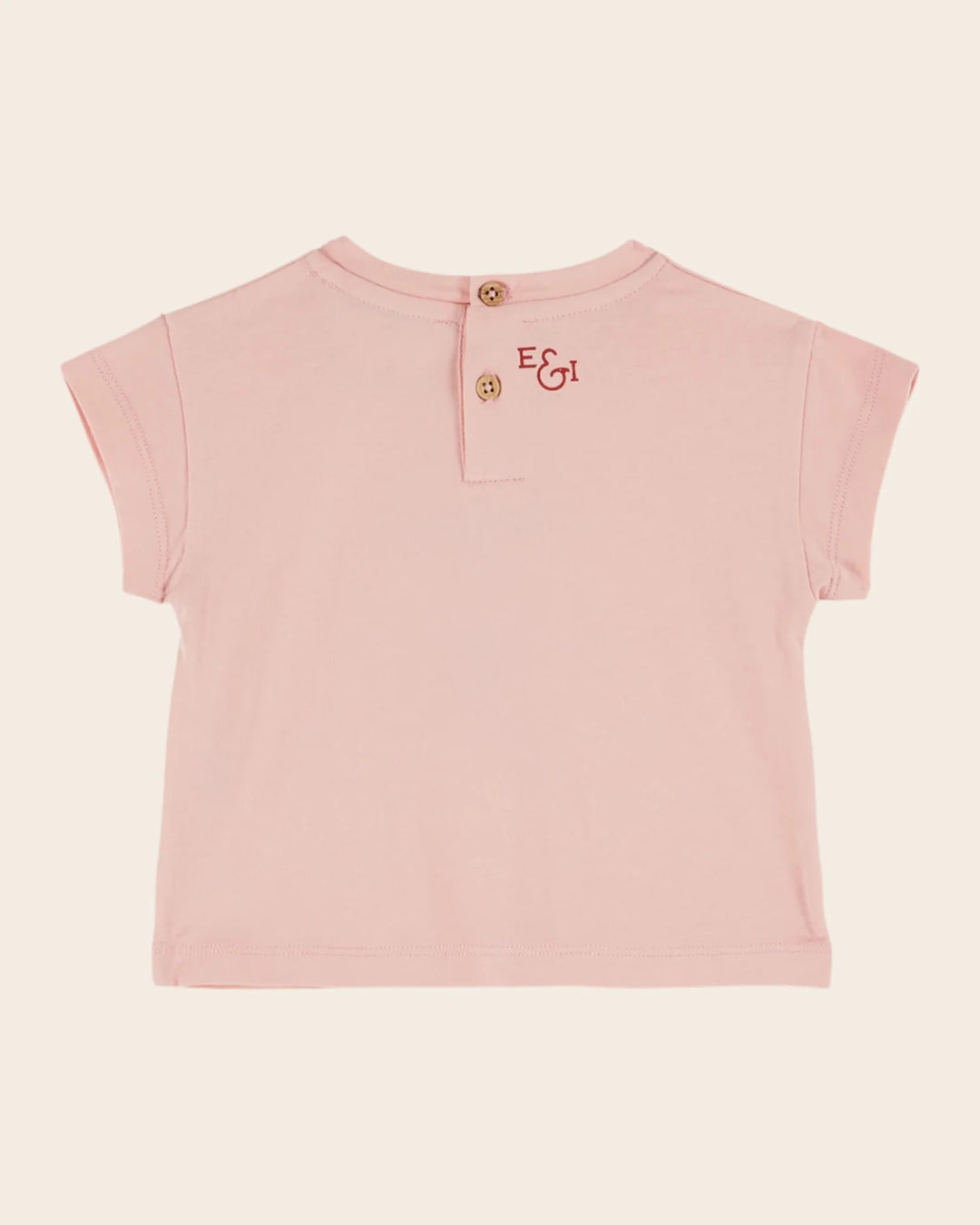 girls cream cherry print t-shirt fruit blossom
