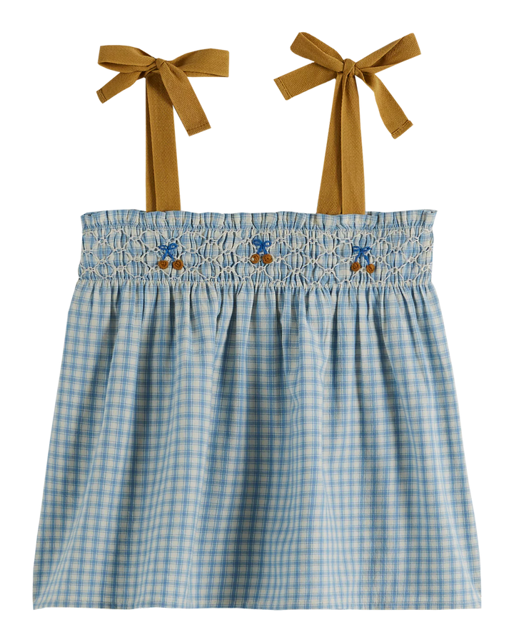 Top Girl Gingham Faience - قصيرة