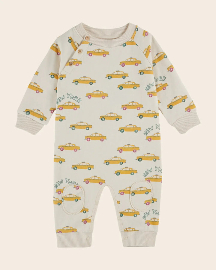 Baby Boy Jumpsuit Ecru - Taxis - قصيرة