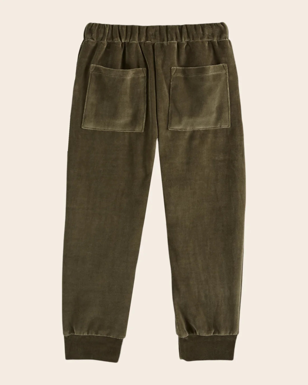 Trousers Boy Velvet Olive - قصيرة