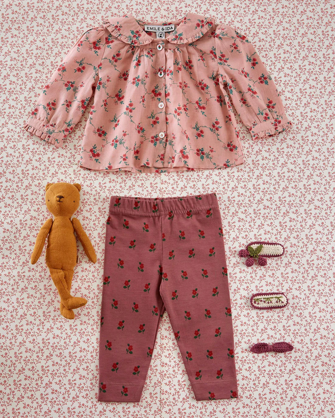 Legging Baby Girl Poppy - Violine - قصيرة
