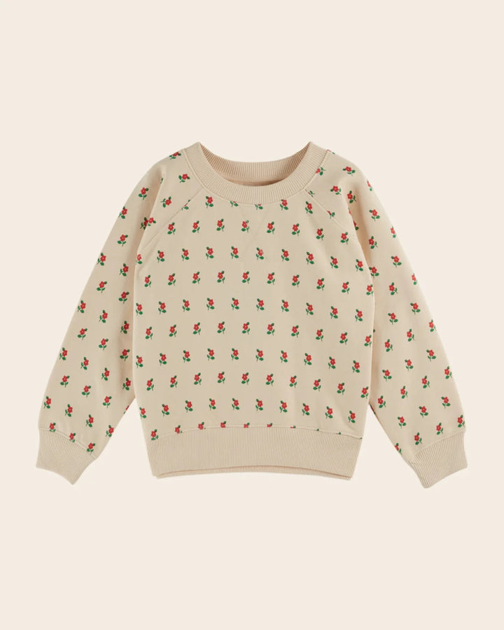 Sweatshirt Girl Poppy - Cream  قصيرة