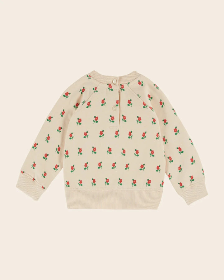 Sweatshirt Girl Poppy - Cream  قصيرة