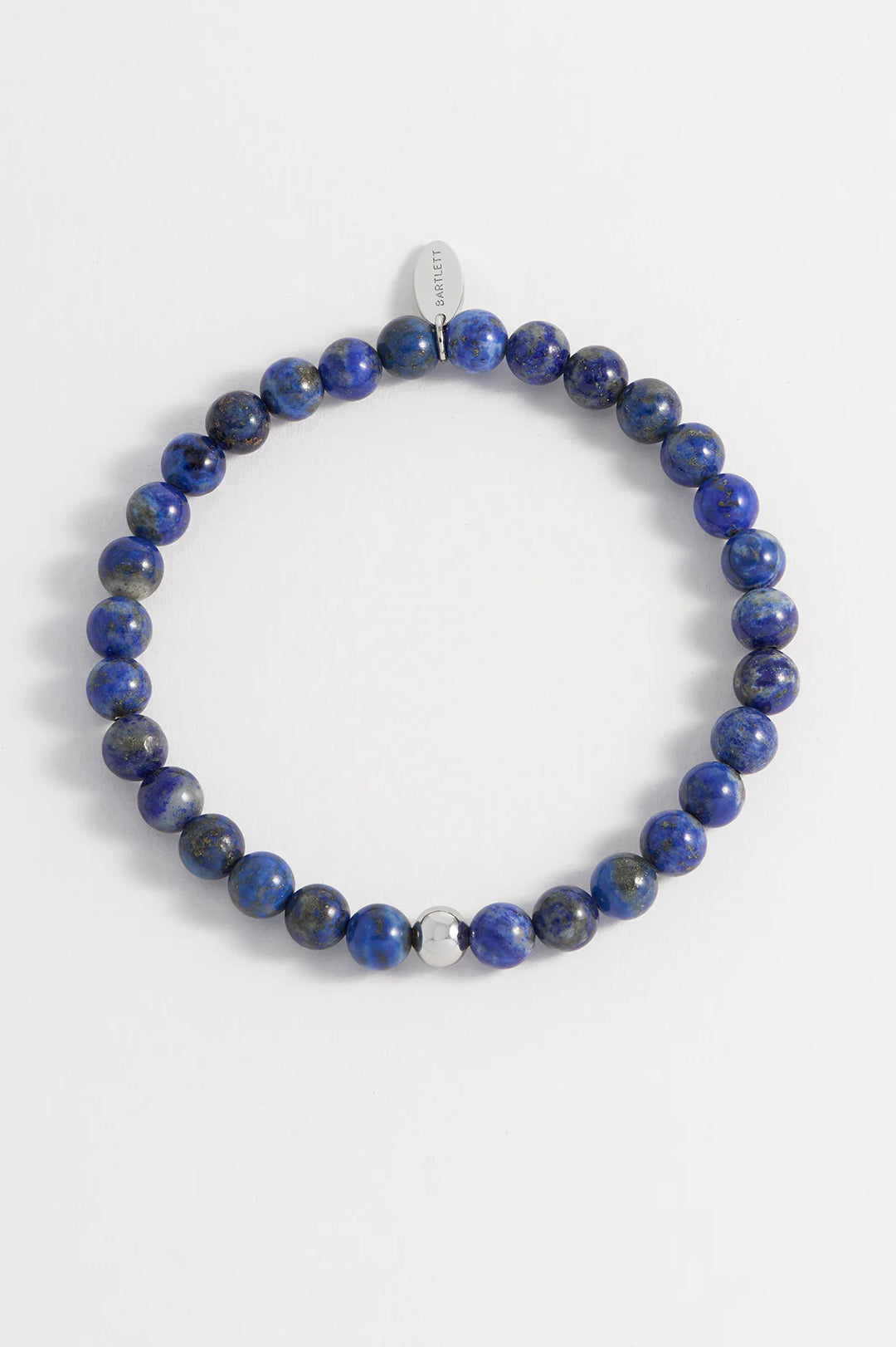 Estella Bartlett lapis lazuli gemstone beaded bracelet in waterproof stainless steel