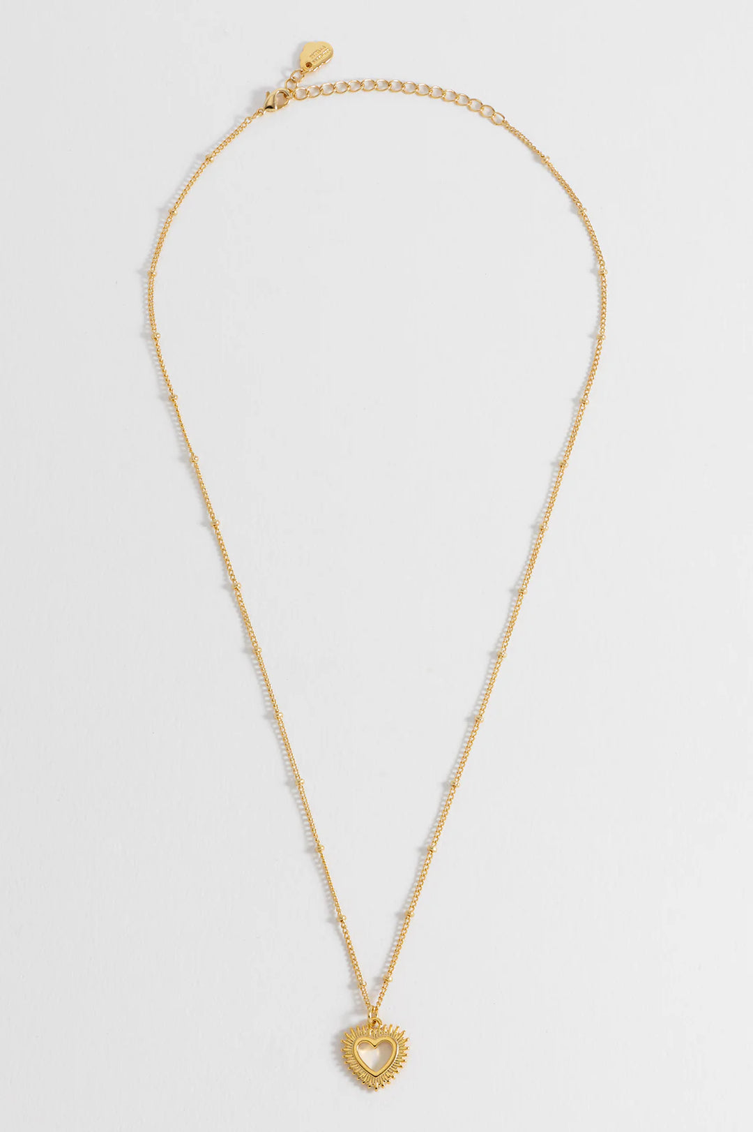 Estella Bartlett gold plated heartburst pendant necklace for women