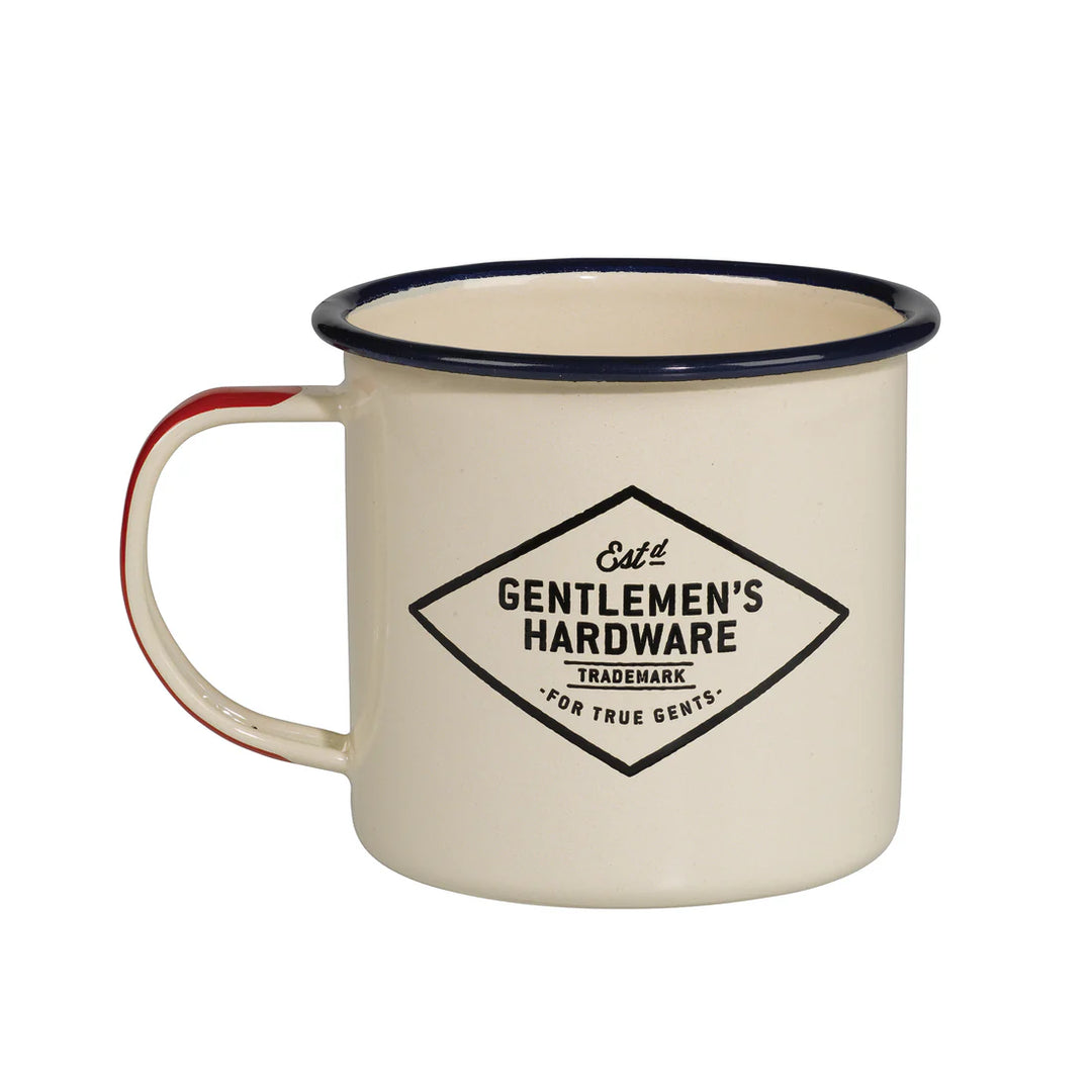 Enamel Mug Adventure Begins Cream -  قدح