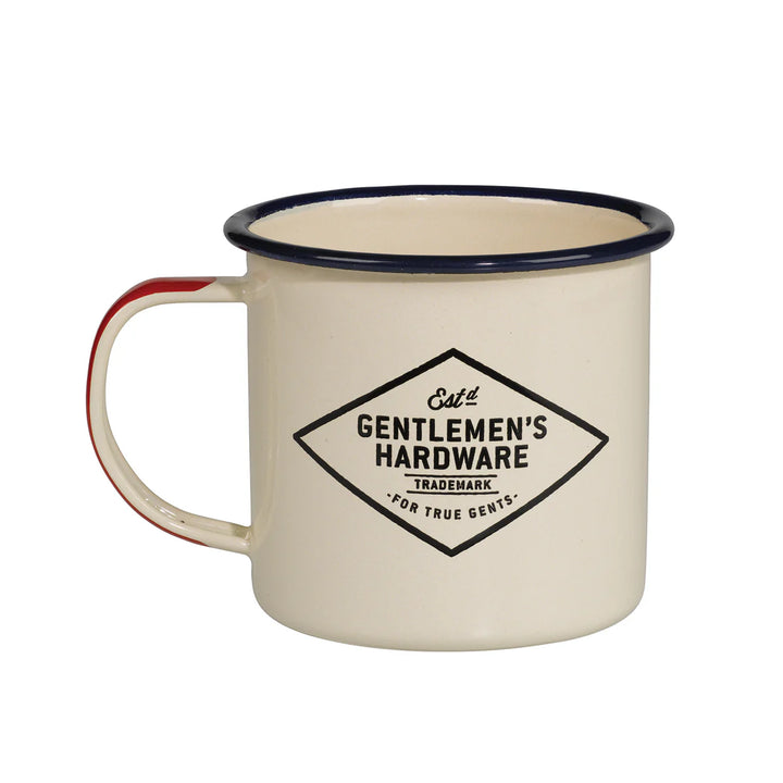Enamel Mug Adventure Begins Cream -  قدح