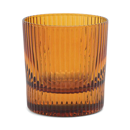 The Scout Lowball Glass - Set Of 2 - Amber -  نظارات