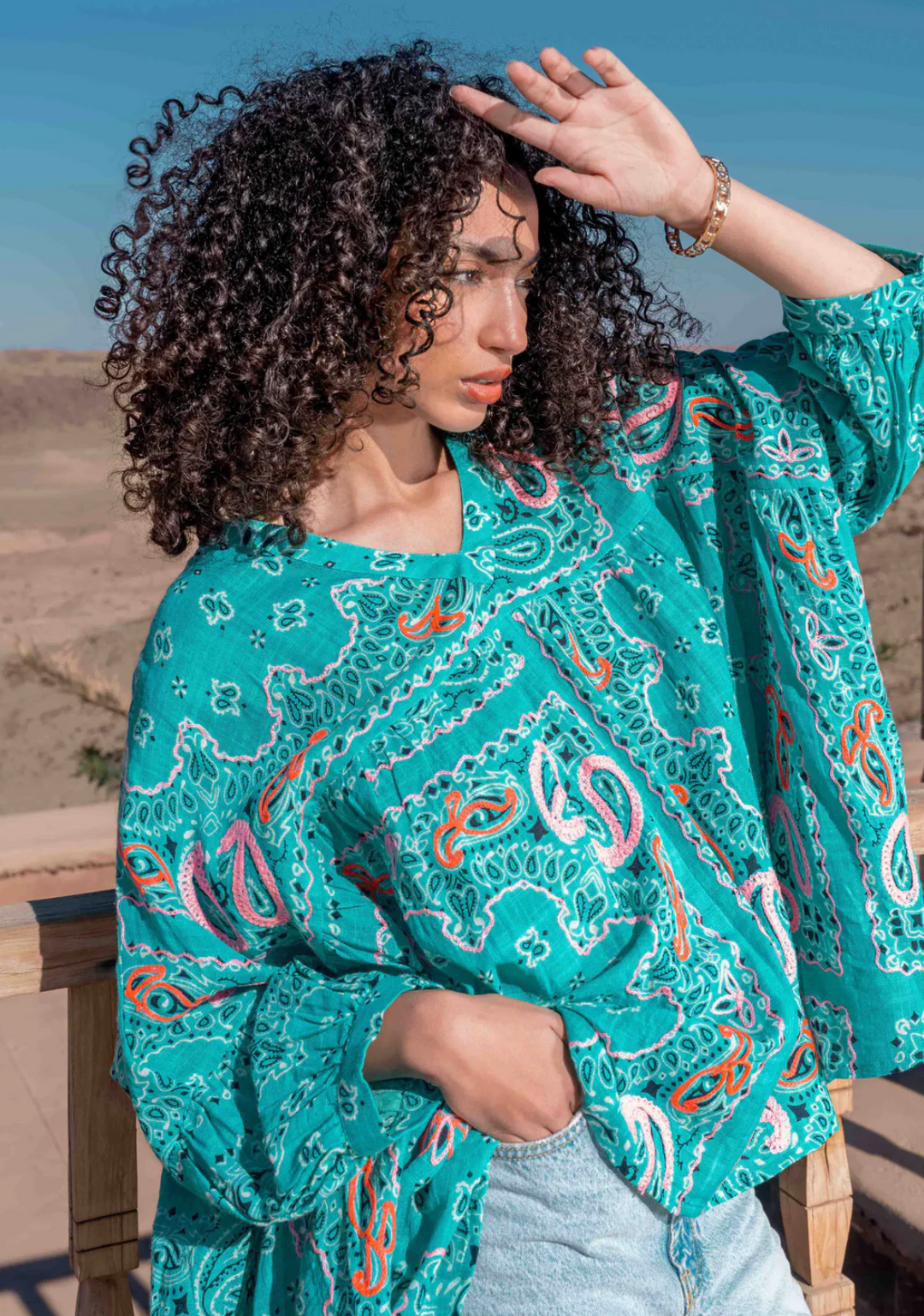 women floral fluid blouse lightweight summer top
