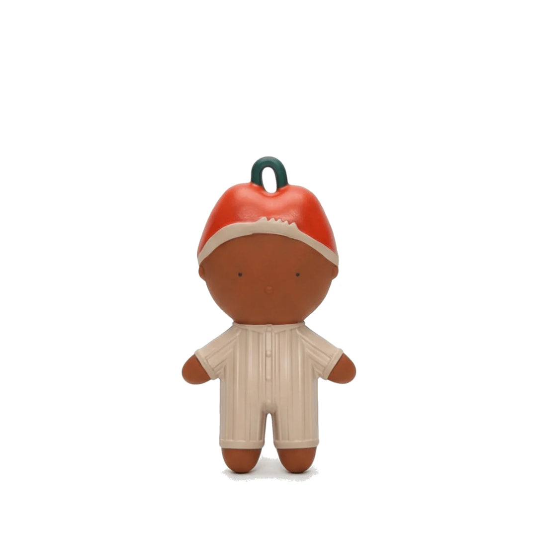 WE ARE GOMMU Mini Baby Apple doll in 100% natural Hevea rubber