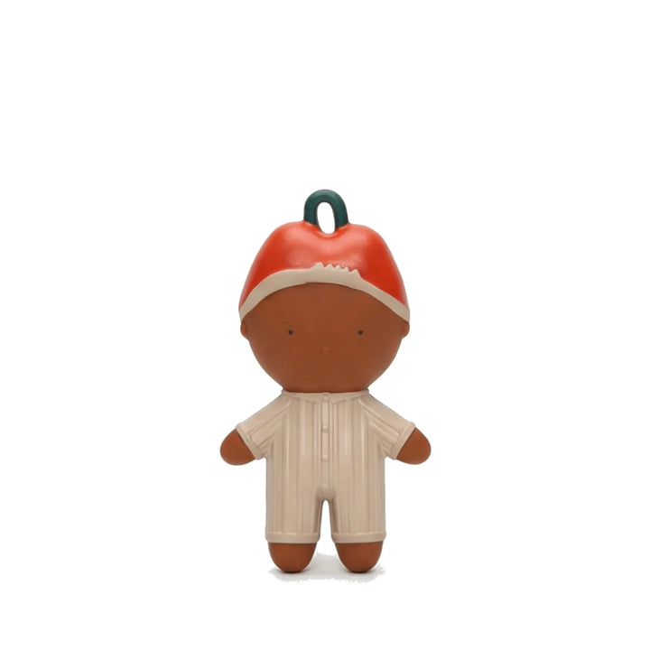 WE ARE GOMMU Mini Baby Apple doll in 100% natural Hevea rubber